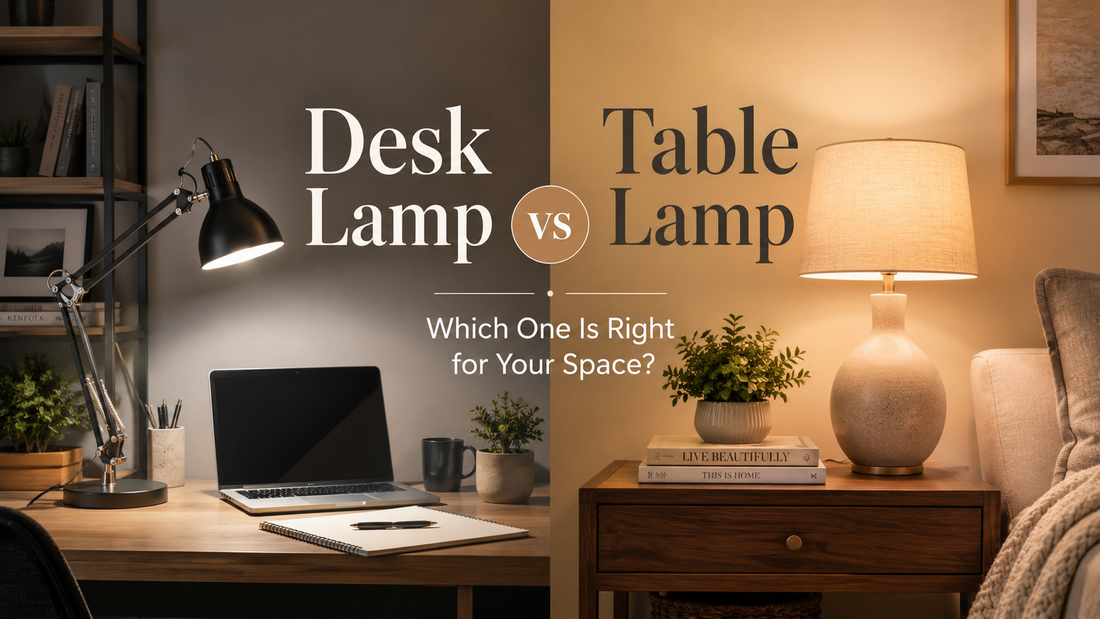 Desk Lamp vs Table Lamp: Which One Is Better for Your Home?