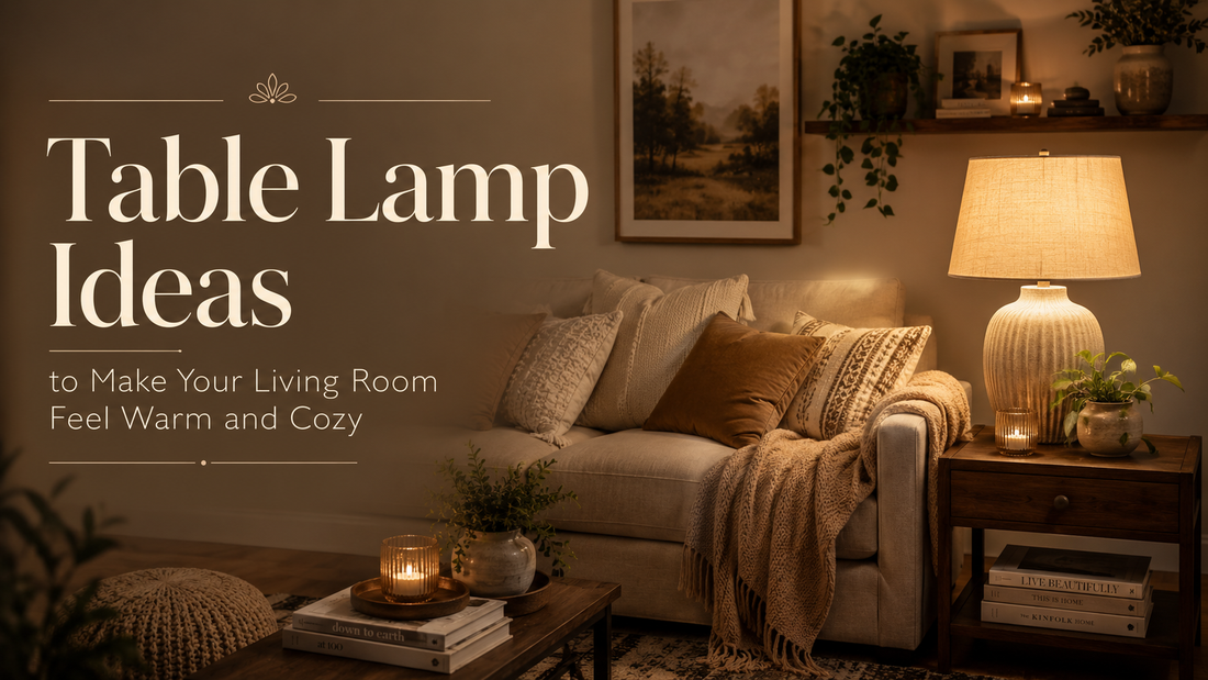 Table Lamp Ideas to Make Your Living Room Feel Warm and Cozy