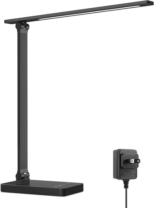LED Metal Desk Lamp 5 Color Modes 5 Brightness Levels for Reading