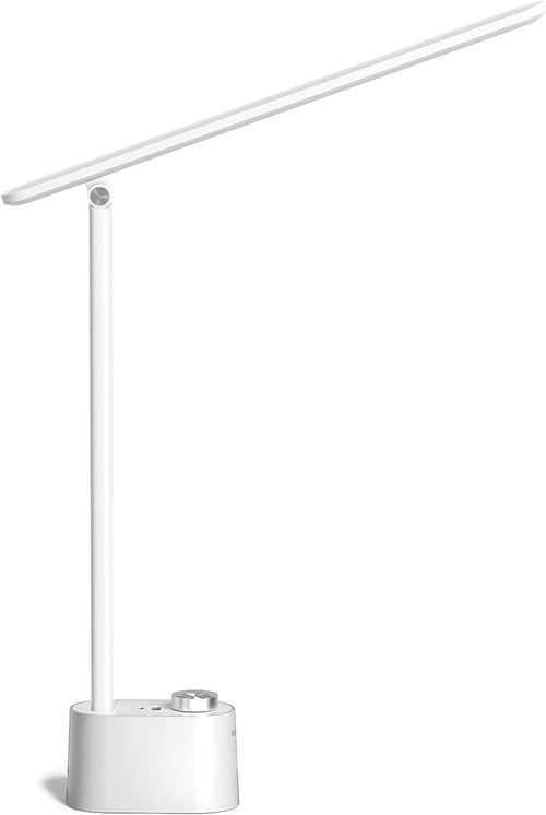 Dimmable LED Desk Lamp with USB Charging Ports Foldable Design