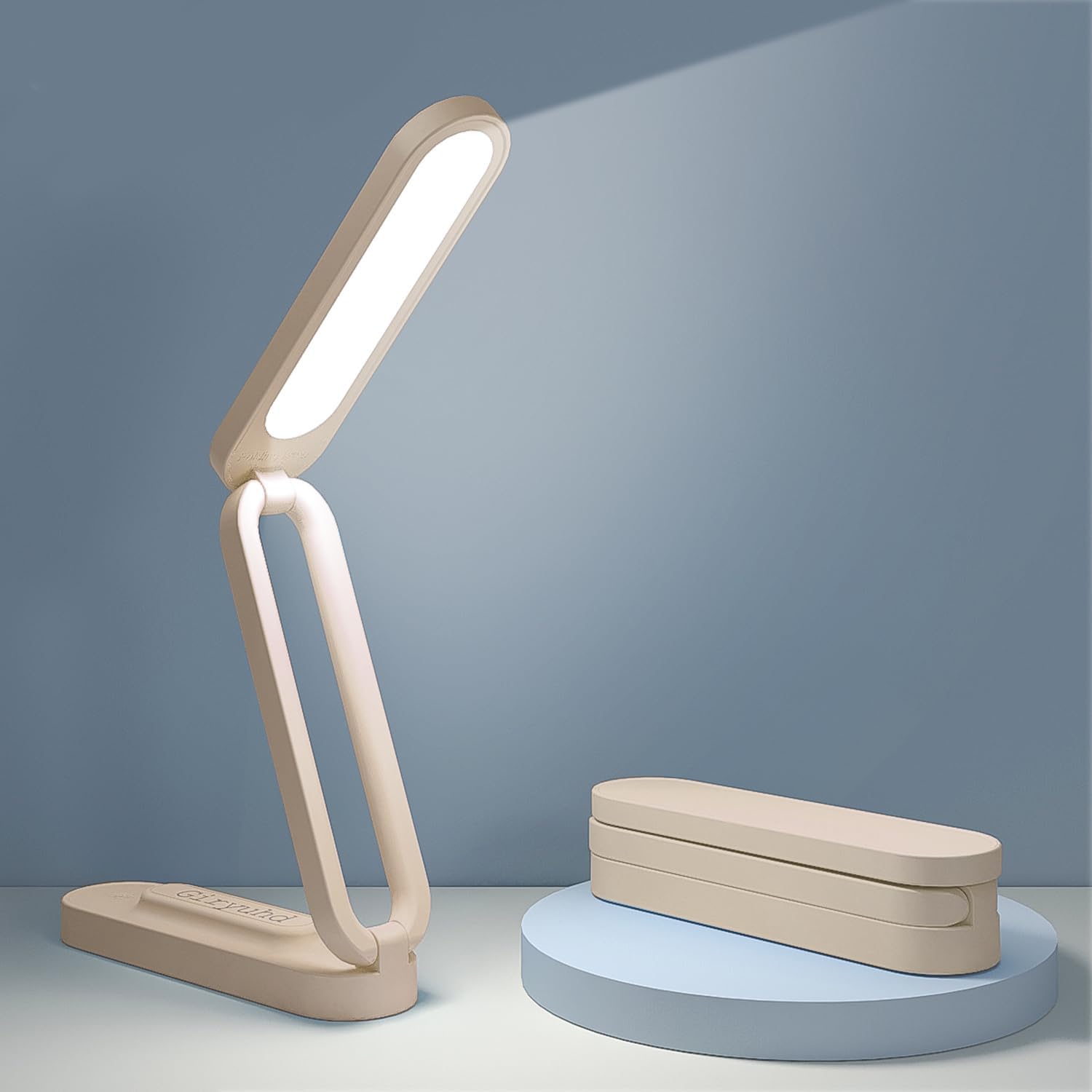 Rechargeable LED Desk Lamp Foldable Portable 3 Brightness Levels