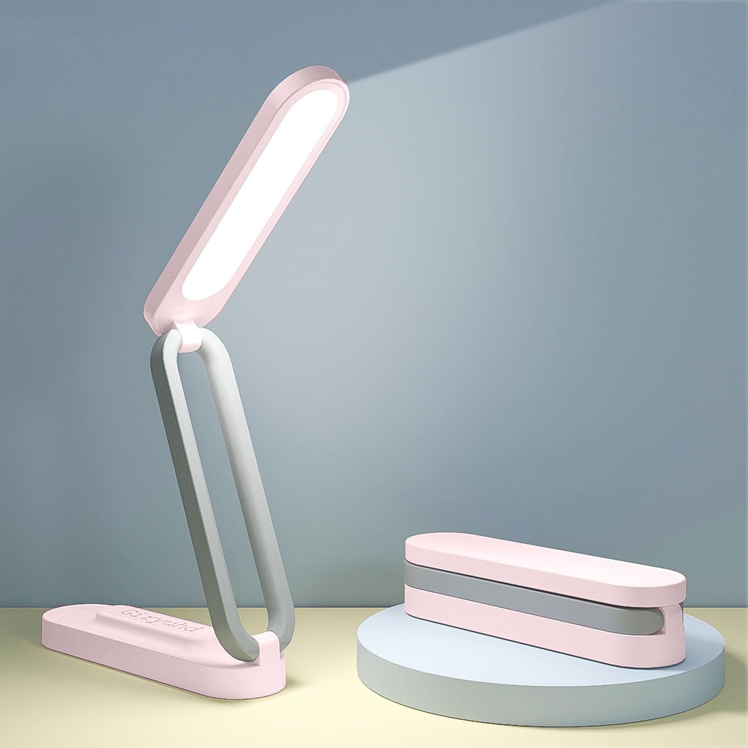 Rechargeable LED Desk Lamp Foldable Portable 3 Brightness Levels