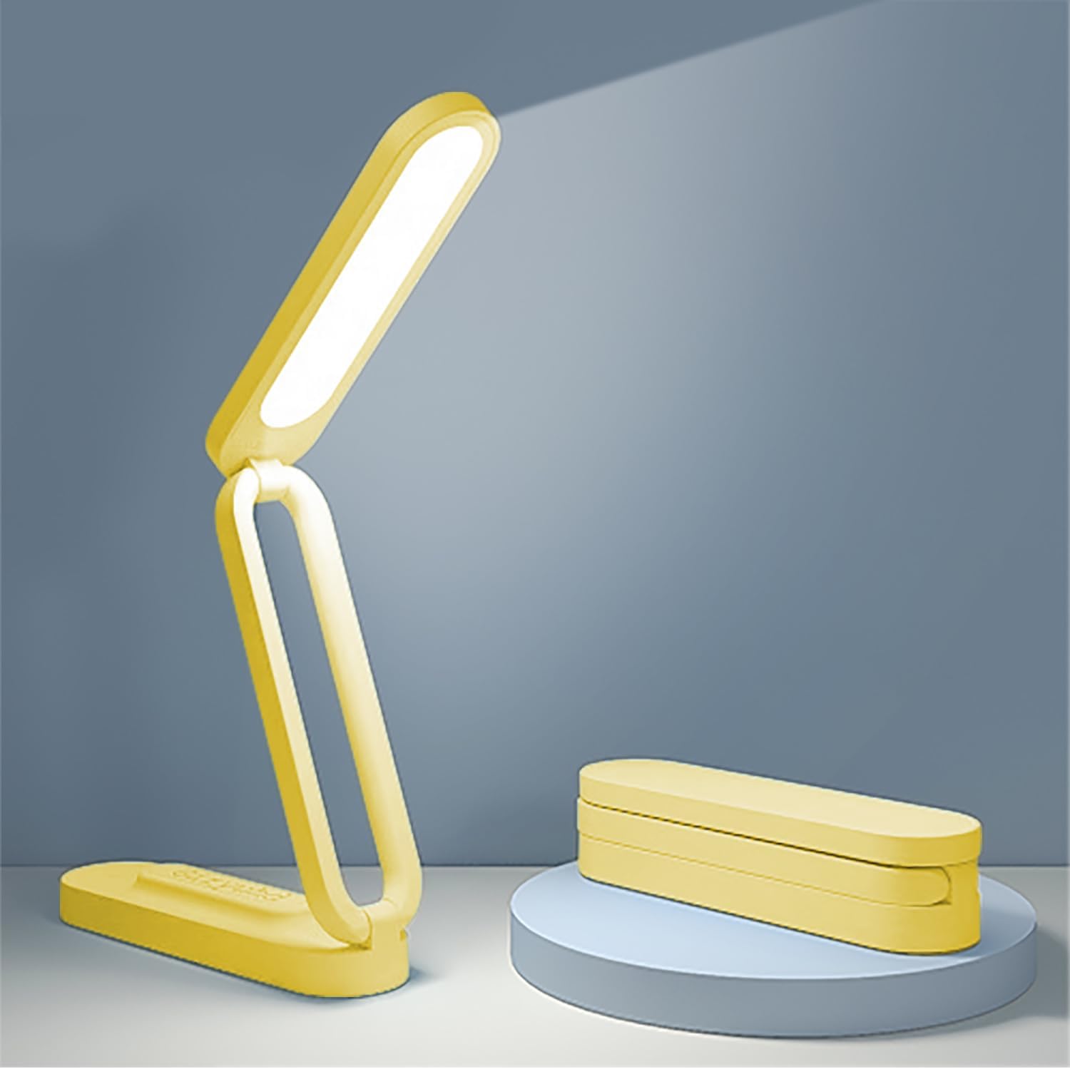 Rechargeable LED Desk Lamp Foldable Portable 3 Brightness Levels