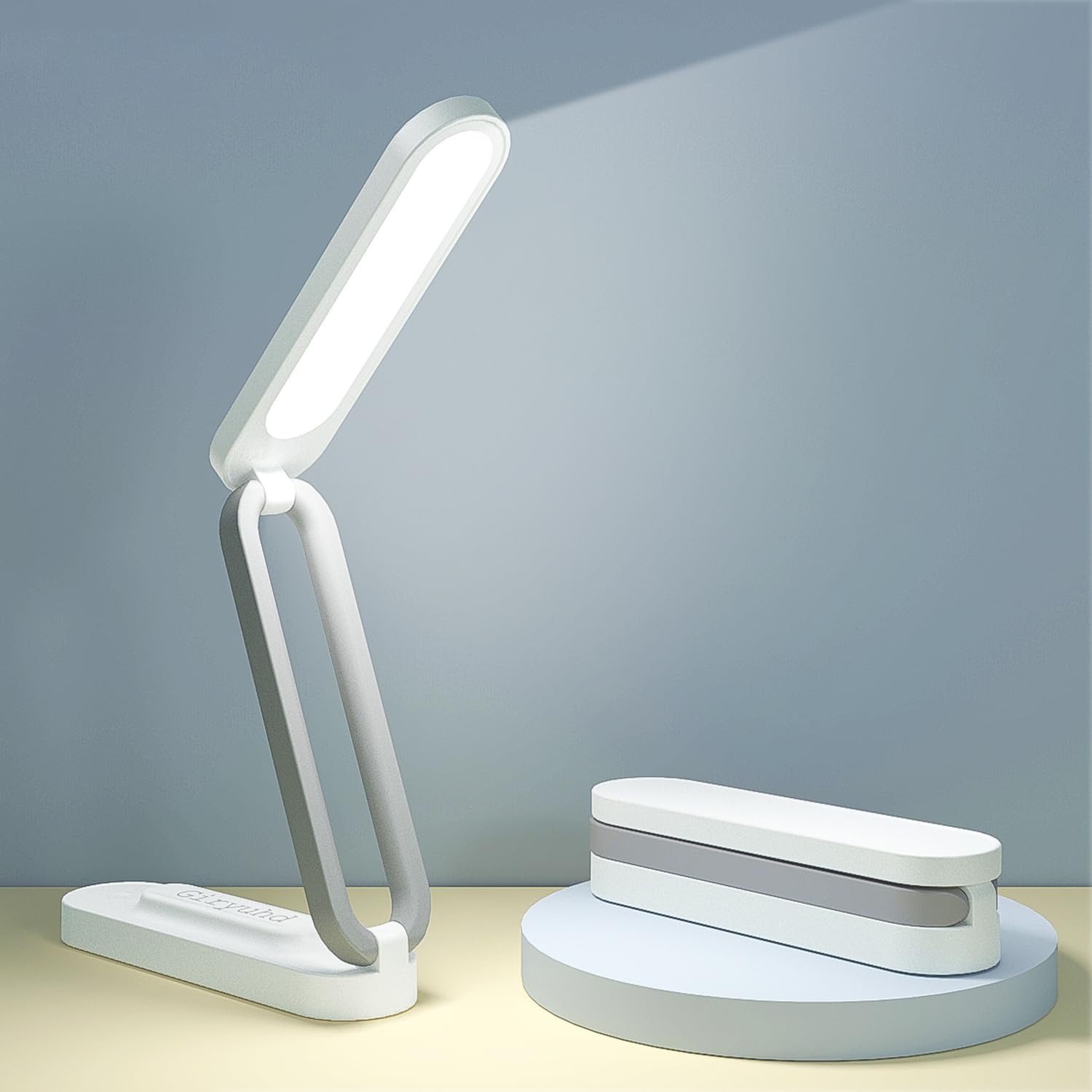Rechargeable LED Desk Lamp Foldable Portable 3 Brightness Levels