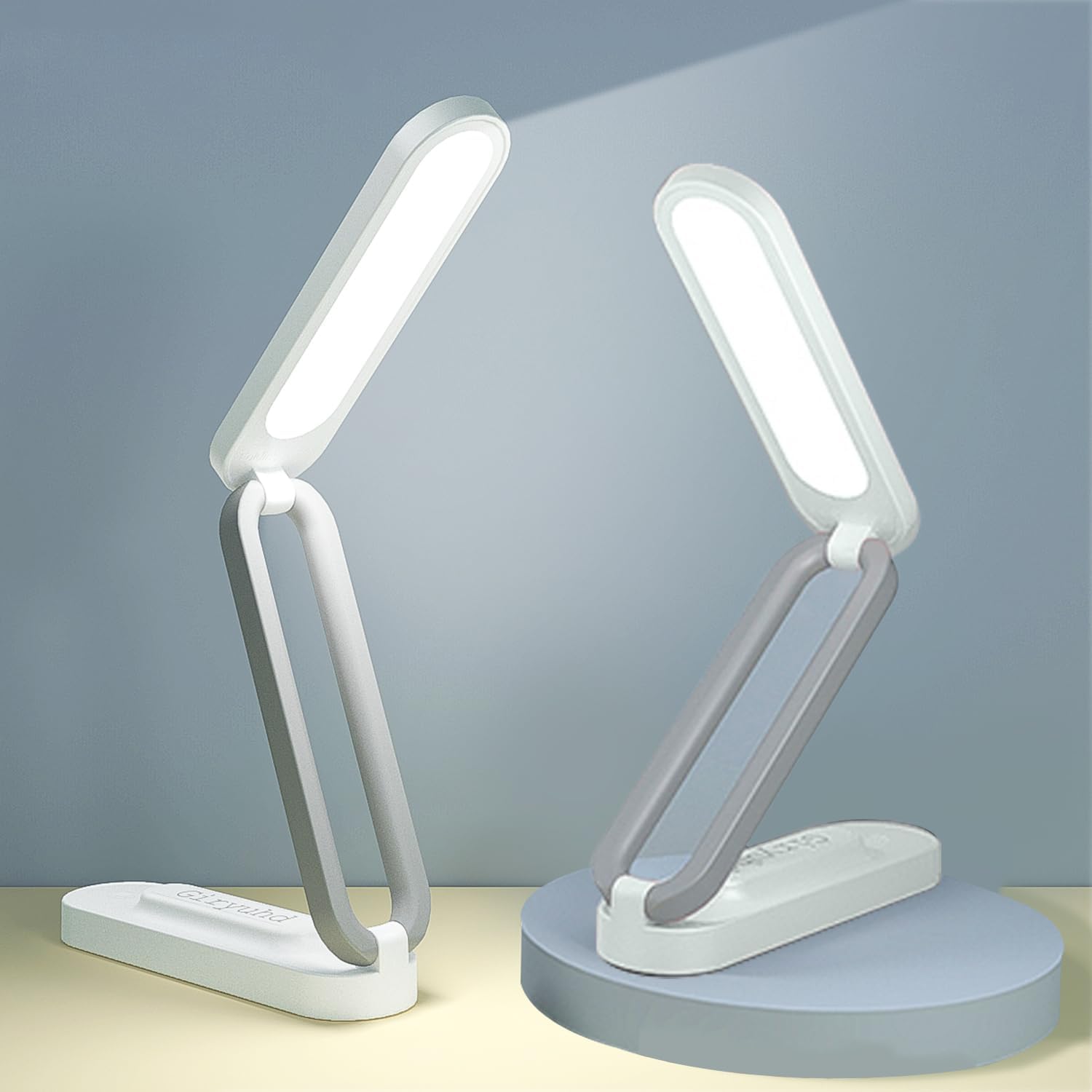 Rechargeable LED Desk Lamp Foldable Portable 3 Brightness Levels